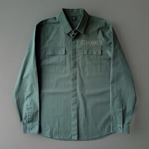 Oakley Icon Cargo Shirt Large Green Military Utility Streetwear New York